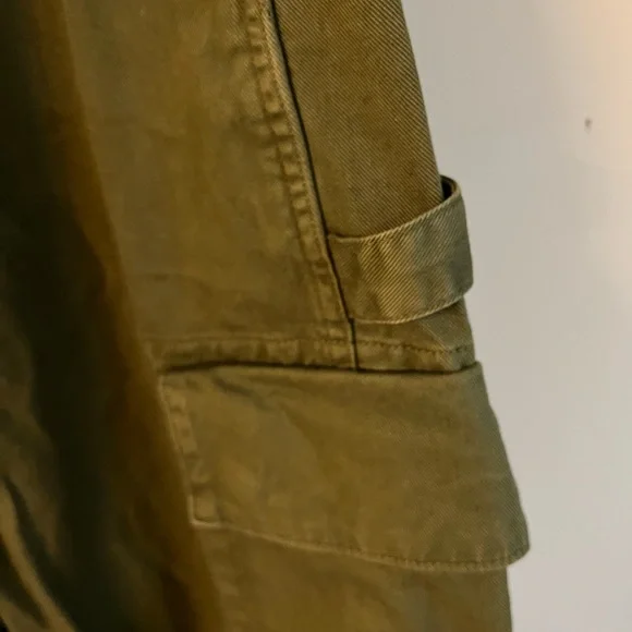 Gap wide leg Green Cargo Pants 14 women’s - Picture 3 of 12